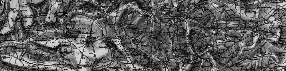 Old map of Birchwood in 1898