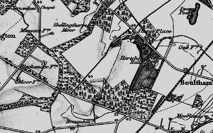 Old map of Birchwood in 1899