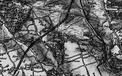 Old map of Widden Bottom in 1895