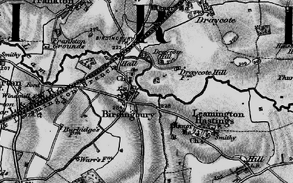 Old map of Birdingbury in 1898