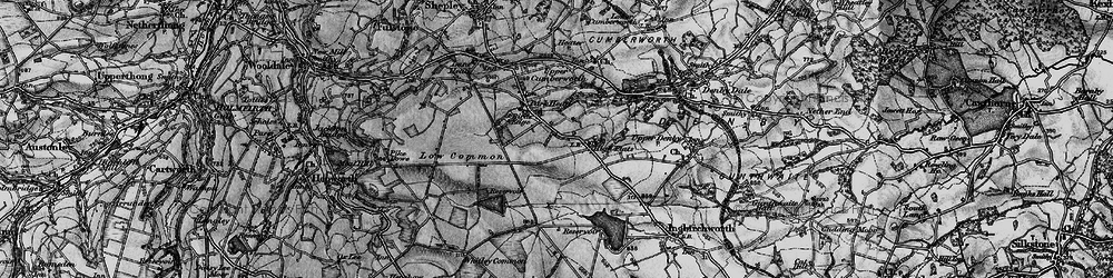 Old map of Birds Edge in 1896