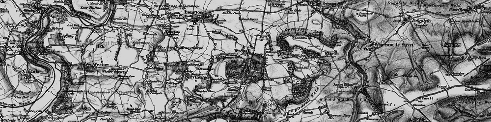 Old map of Birdsall Ho in 1898