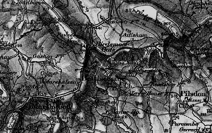 Old map of Birdsmoorgate in 1898