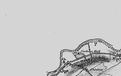 Old map of Bishop's Bog in 1897
