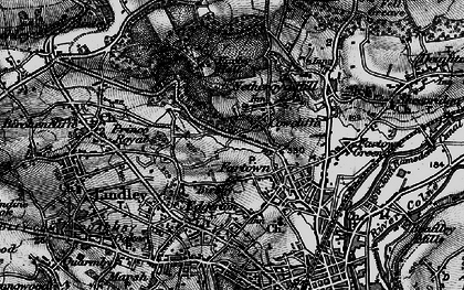 Old map of Birkby in 1896