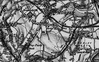 Old map of Birks in 1896