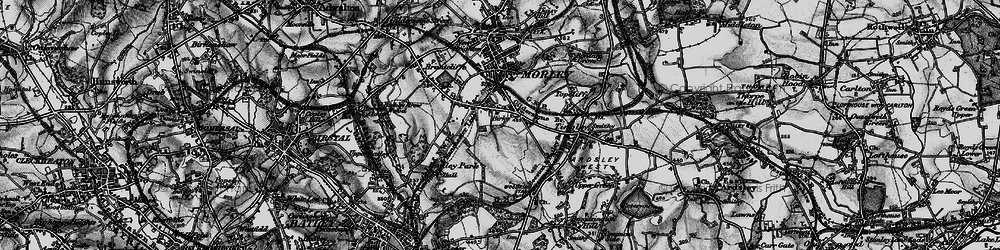 Old map of Birks in 1896
