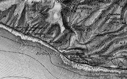 Old map of Birling Gap in 1895