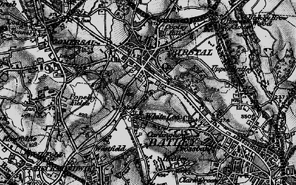 Old map of Birstall Smithies in 1896