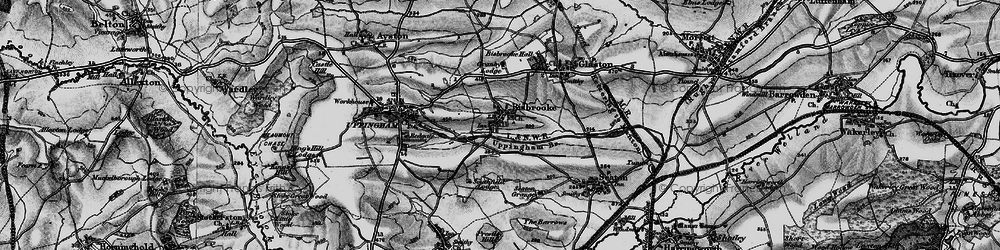 Old map of Bisbrooke in 1899