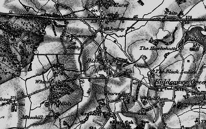 Old map of Boscobel House in 1897