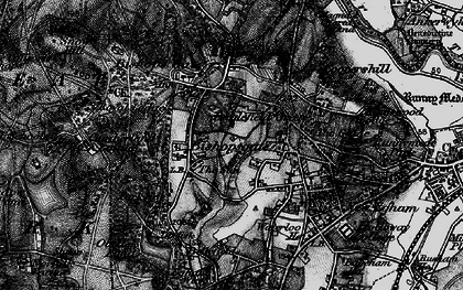 Old map of Bishopsgate in 1896