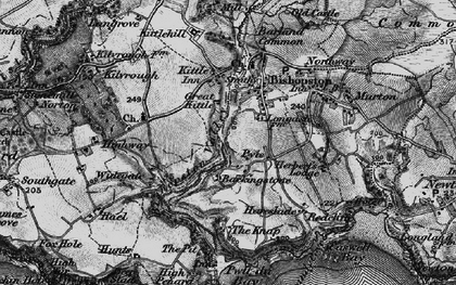 Old map of Bishopston in 1897