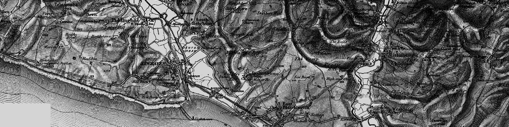 Old map of Tide Mills in 1895
