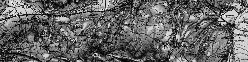 Old map of Bishopsworth in 1898