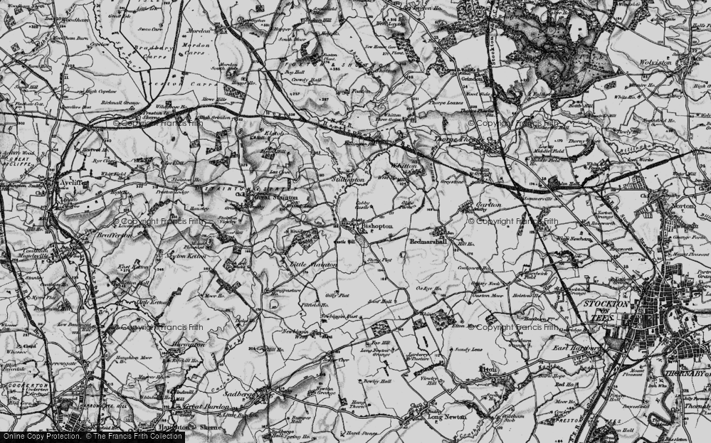 Old Map of Bishopton, 1898 in 1898