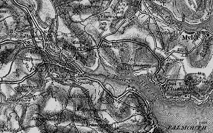 Old map of Bissom in 1895