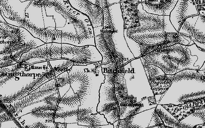 Old map of Bitchfield in 1895