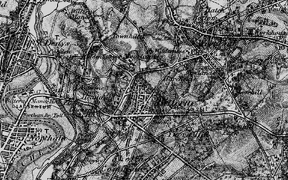 Old map of Bitterne in 1895