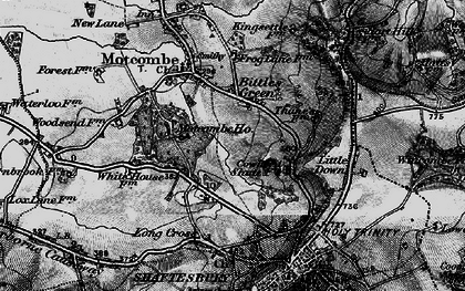 Old map of Bittles Green in 1898