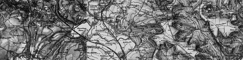 Old map of Bitton in 1898