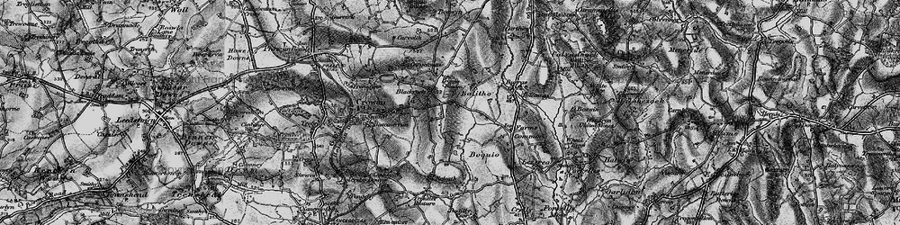 Old map of Black Rock in 1896