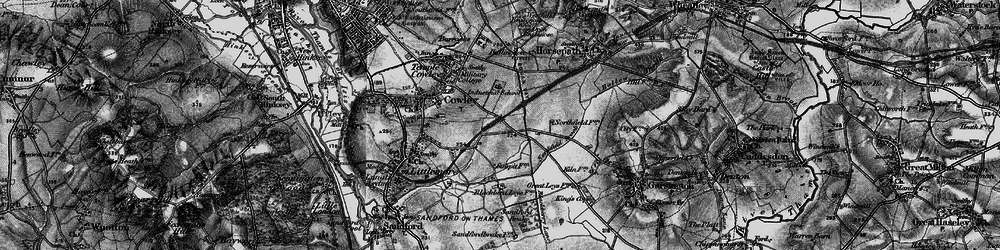 Old map of Blackbird Leys in 1895