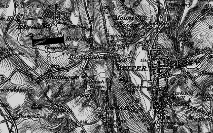 Old map of Blackbrook in 1895