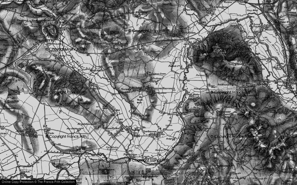 Old Map of Blackditch, 1895 in 1895