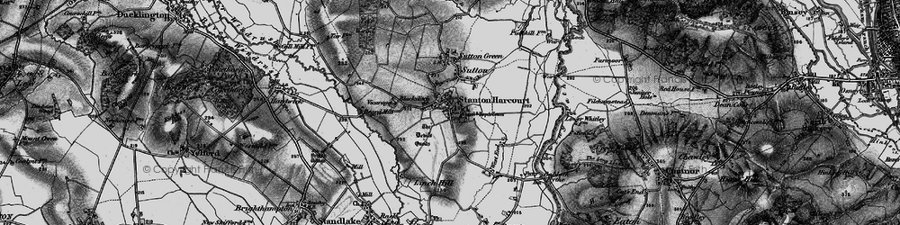 Old map of Blackditch in 1895
