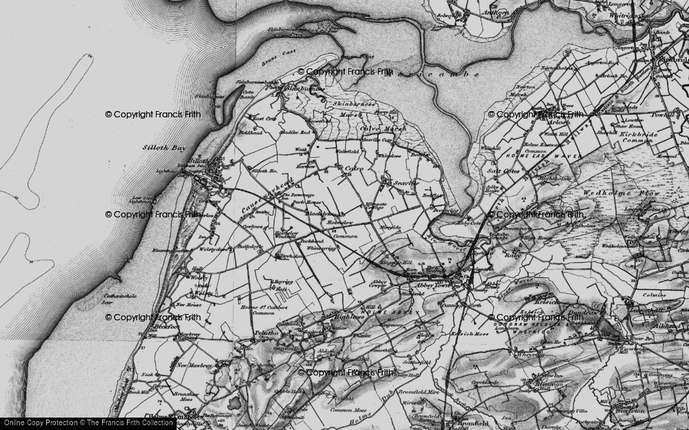 Old Map of Blackdyke, 1897 in 1897