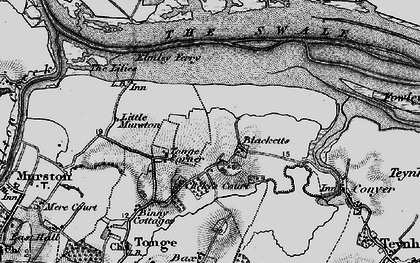 Old map of Blacketts in 1895