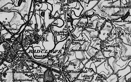 Old map of Blackford Bridge in 1896
