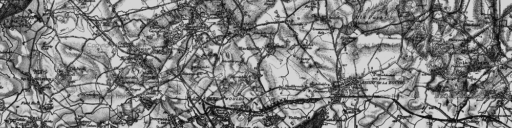 Old map of Boothorpe in 1895
