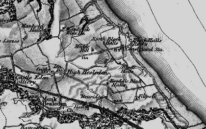 Old map of Benridge in 1898