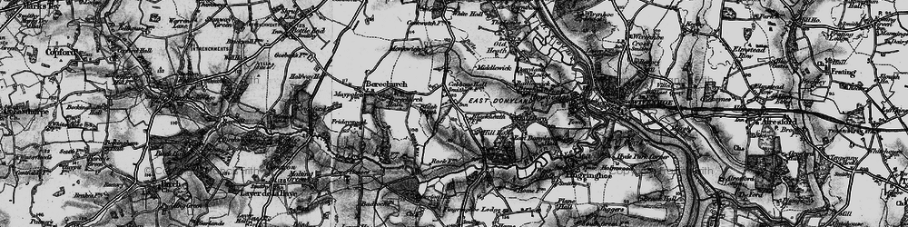 Old map of Blackheath in 1896