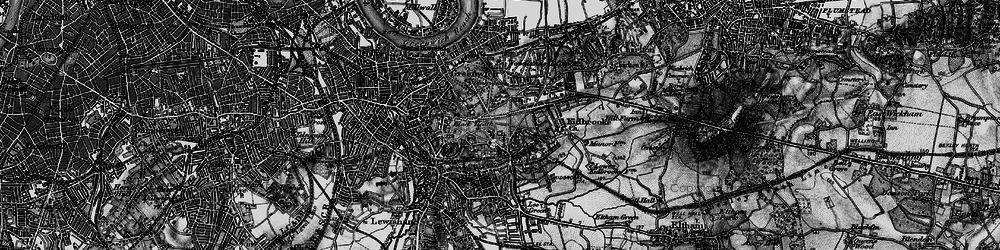 Old map of Blackheath in 1896