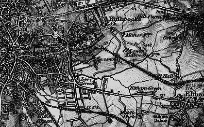 Old map of Blackheath Park in 1896