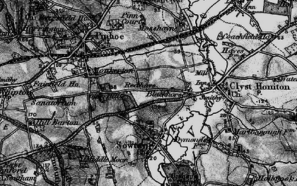 Old map of Blackhorse in 1898
