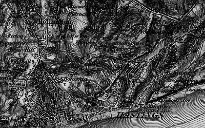 Old map of Blacklands in 1895