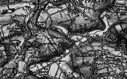 Old map of Blackley in 1896