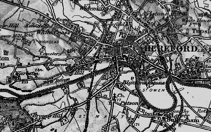 Old map of Blackmarstone in 1898