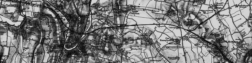 Old map of Blackminster in 1898