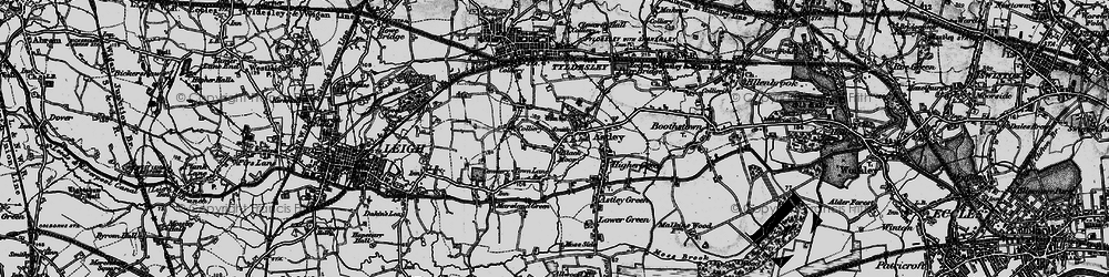 Old map of Blackmoor in 1896