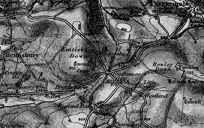 Old map of Blackmoor Gate in 1898