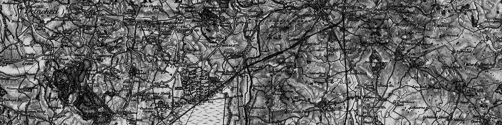 Old map of Blackoe in 1897