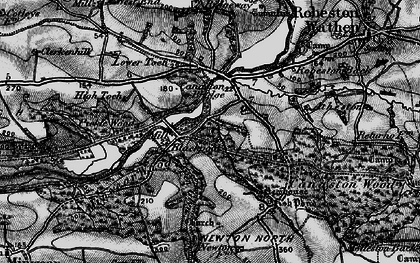 Old map of Canaston Bridge in 1898