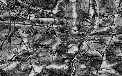 Old map of Wiverton in 1898