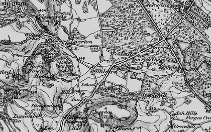 Old map of Blackpool in 1898
