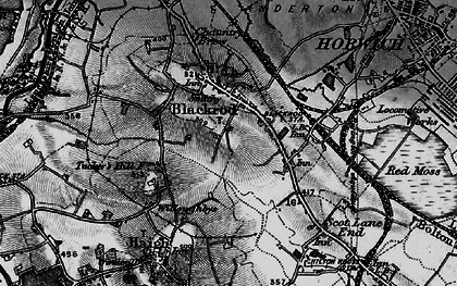 Old map of Blackrod in 1896